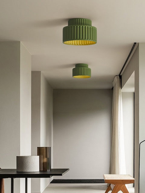 Genji Double-Layer Resin Ceiling Light