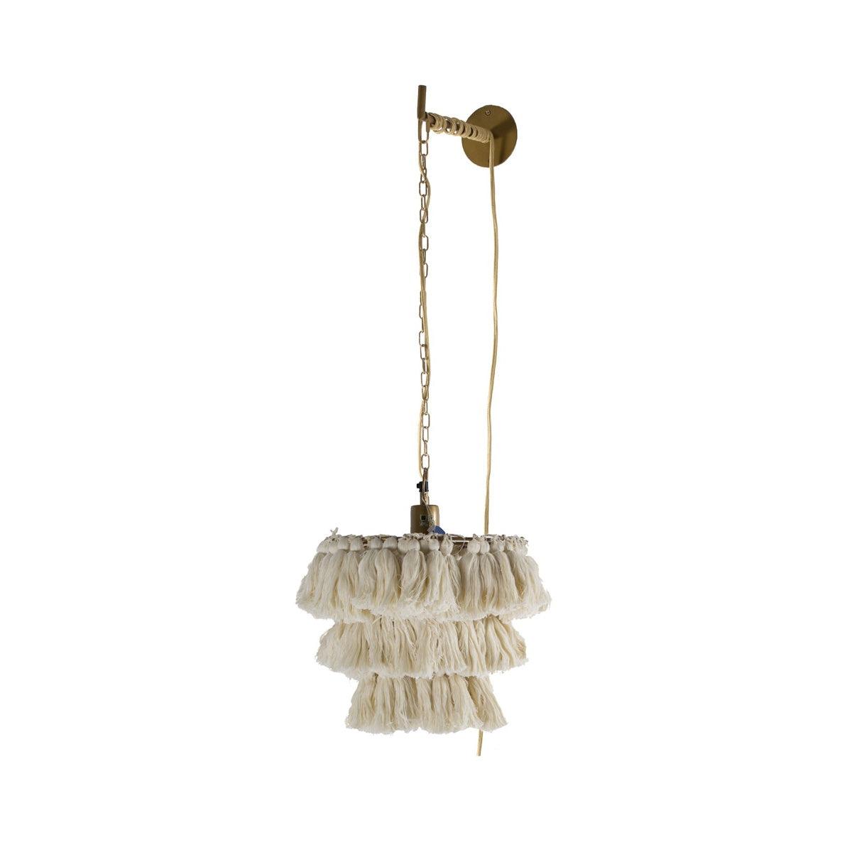 Bohemian Tassel Fringe Wall Light