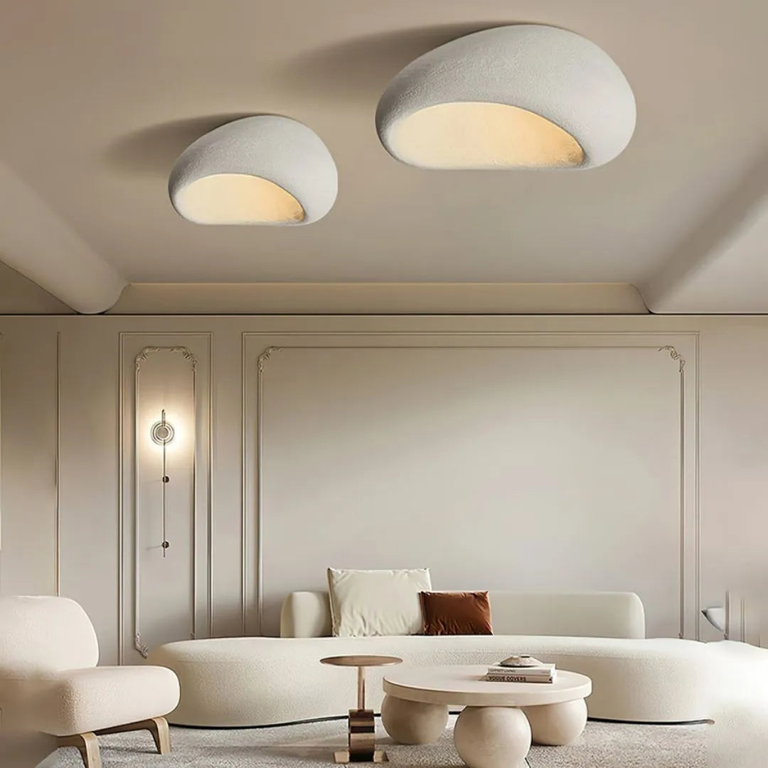 Aoshi - B | Wabi-sabi Style Resin Ceiling Light