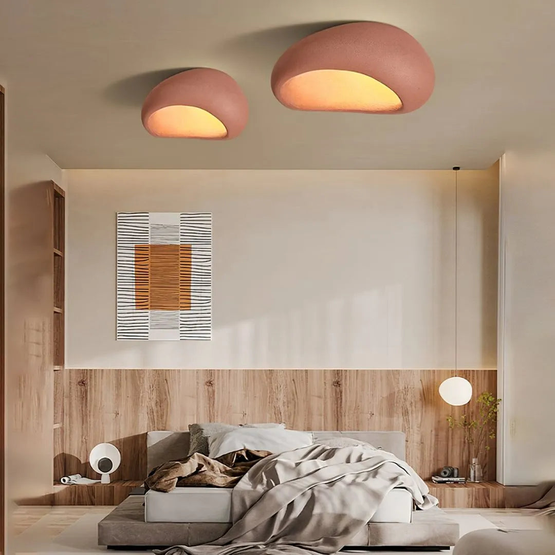 Aoshi - B | Wabi-sabi Style Resin Ceiling Light