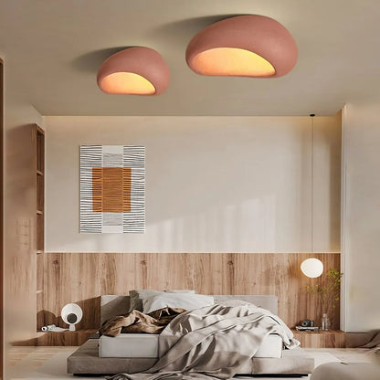 Aoshi - B | Wabi-sabi Style Resin Ceiling Light