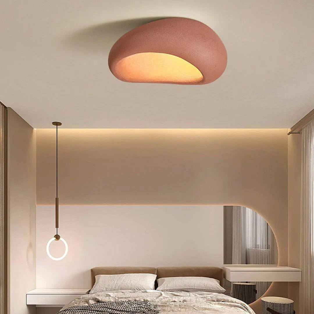 Aoshi - B | Wabi-sabi Style Resin Ceiling Light