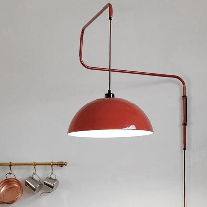 D40 Industrial Pivot Swing Arm Wall Lamp