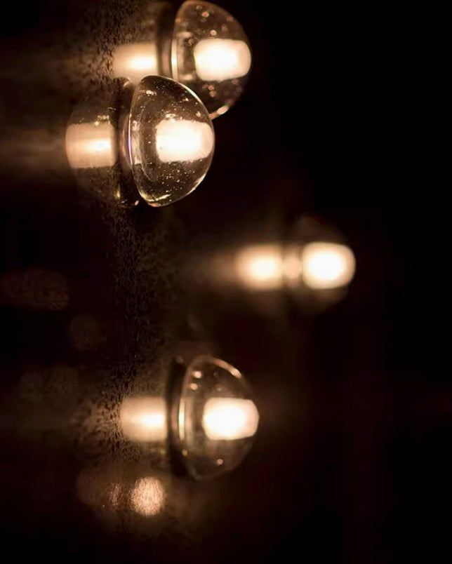 D105 Orbit Glass Wall Light | Surface Mount Sconce