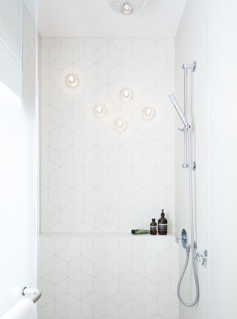 D105 Orbit Glass Wall Light | Surface Mount Sconce