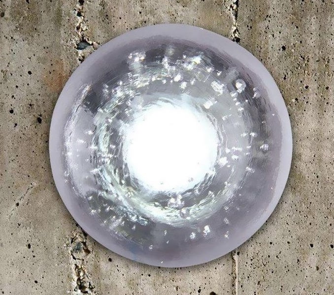 D105 Orbit Glass Wall Light | Surface Mount Sconce