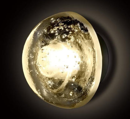 D105 Orbit Glass Wall Light | Surface Mount Sconce