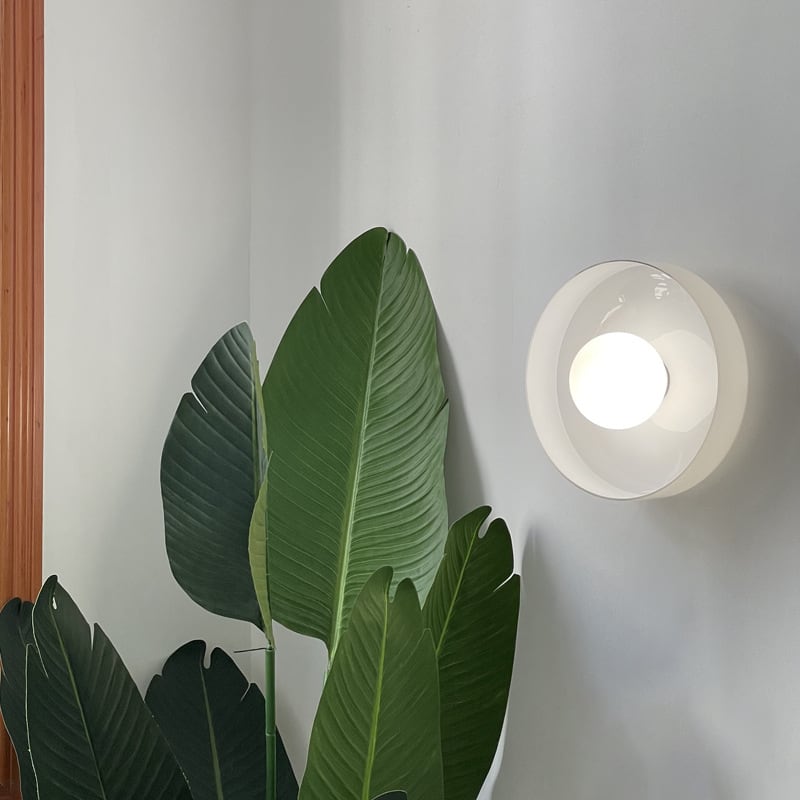 250mm/350mm Glass Disc Sconce | Ceiling Light