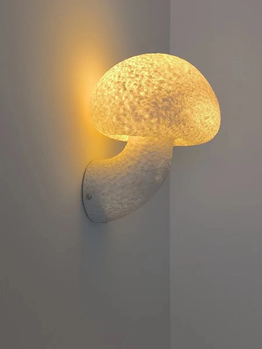 Mushroom Resin Sconce