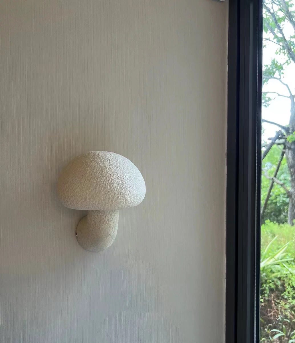 Mushroom Resin Sconce