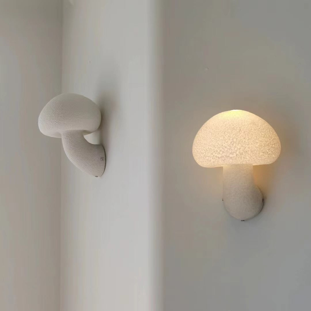 Mushroom Resin Sconce