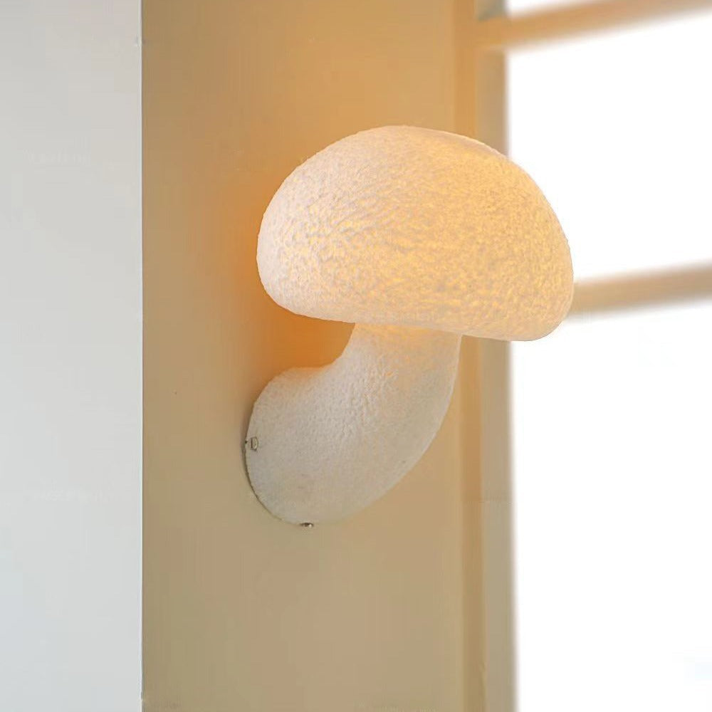 Mushroom Resin Sconce