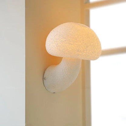 Mushroom Resin Sconce