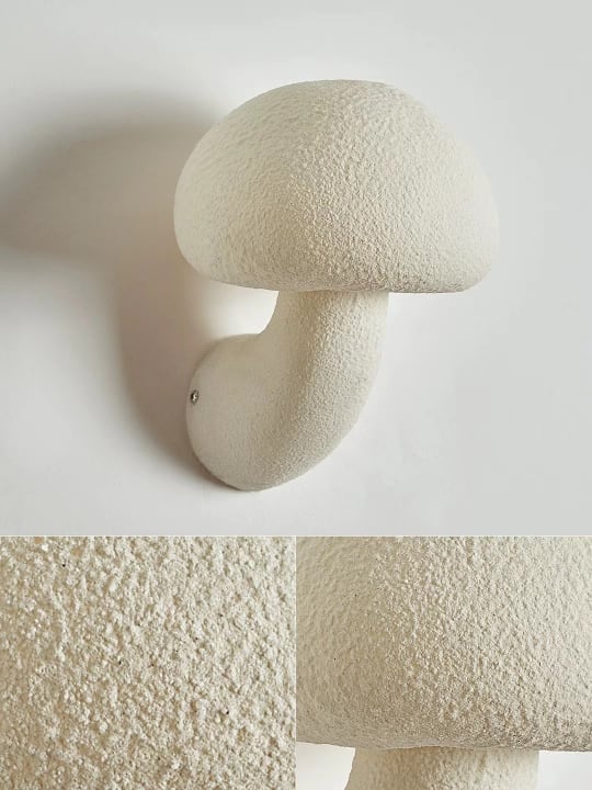 Mushroom Resin Sconce