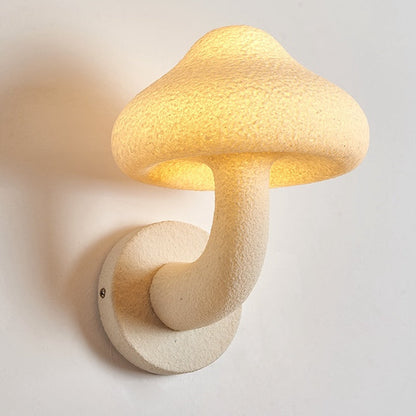 Mushroom Resin Sconce