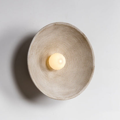 RC Resin Corrugated Sconce | Ceiling Light