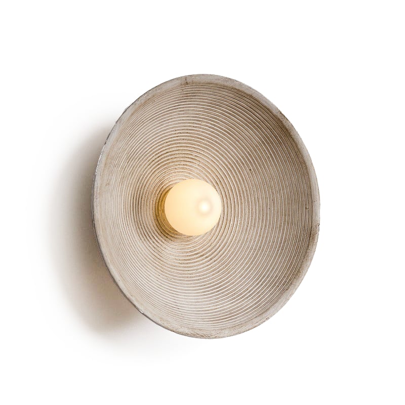 RC Resin Corrugated Sconce | Ceiling Light