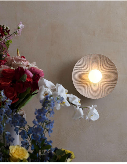 RC Resin Corrugated Sconce | Ceiling Light