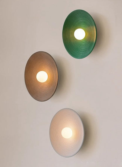RC Resin Corrugated Sconce | Ceiling Light
