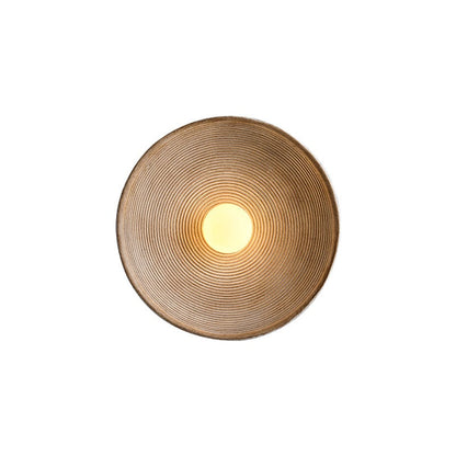 RC Resin Corrugated Sconce | Ceiling Light