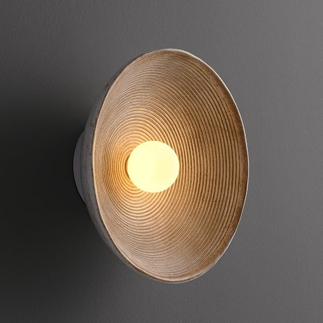 RC Resin Corrugated Sconce | Ceiling Light
