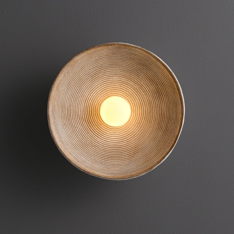 RC Resin Corrugated Sconce | Ceiling Light