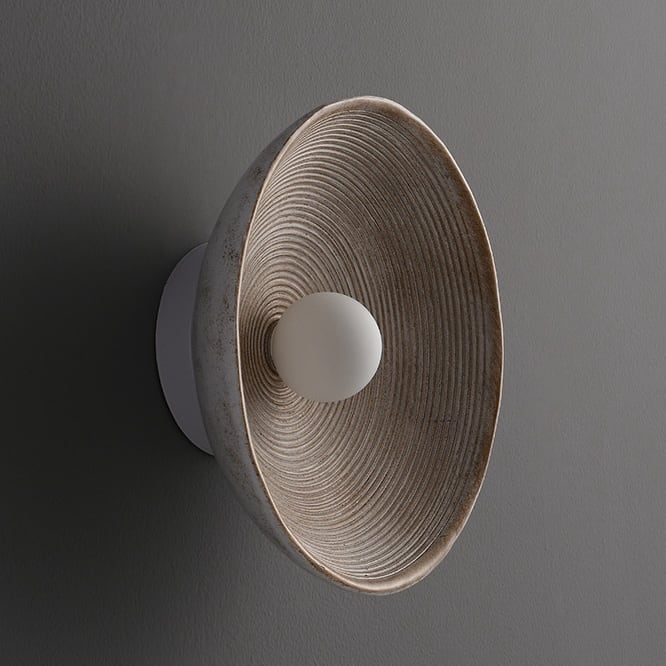 RC Resin Corrugated Sconce | Ceiling Light