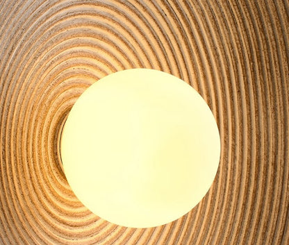 RC Resin Corrugated Sconce | Ceiling Light