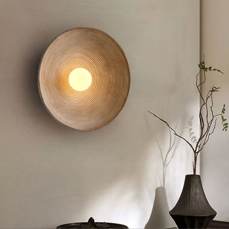 RC Resin Corrugated Sconce | Ceiling Light