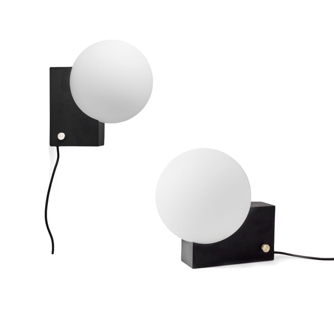 Image of SY2 Glass Orb Table Lamp | Sconce