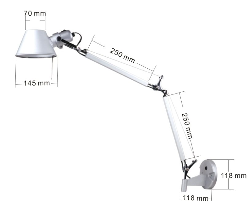 Image of PARETE - S Bracket Wall Lamp