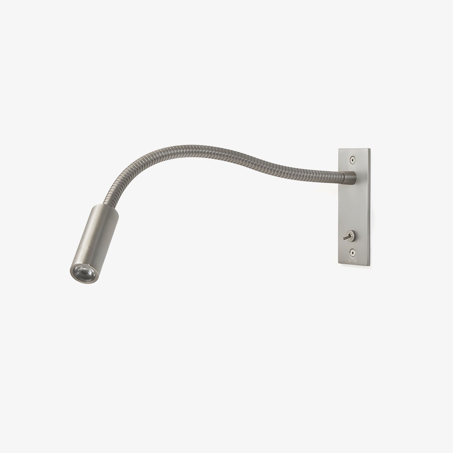 Adjustable Gooseneck LED Reading Light / W 13.8″ x H 4.7″ / Black / Warm Light