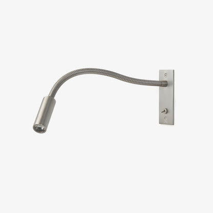 Adjustable Gooseneck LED Reading Light / W 13.8″ x H 4.7″ / Black / Warm Light