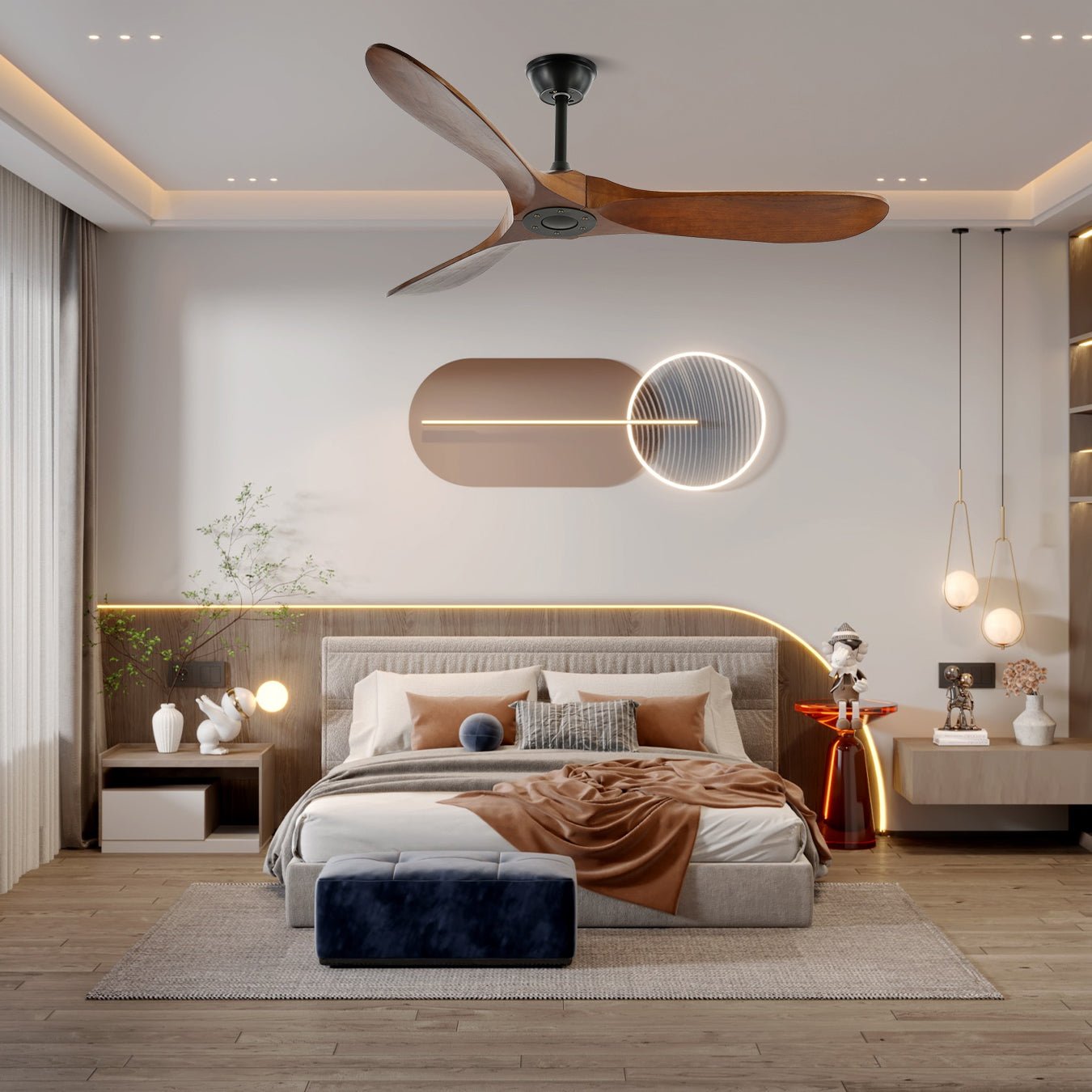 Aero Timber Propeller Ceiling Fan