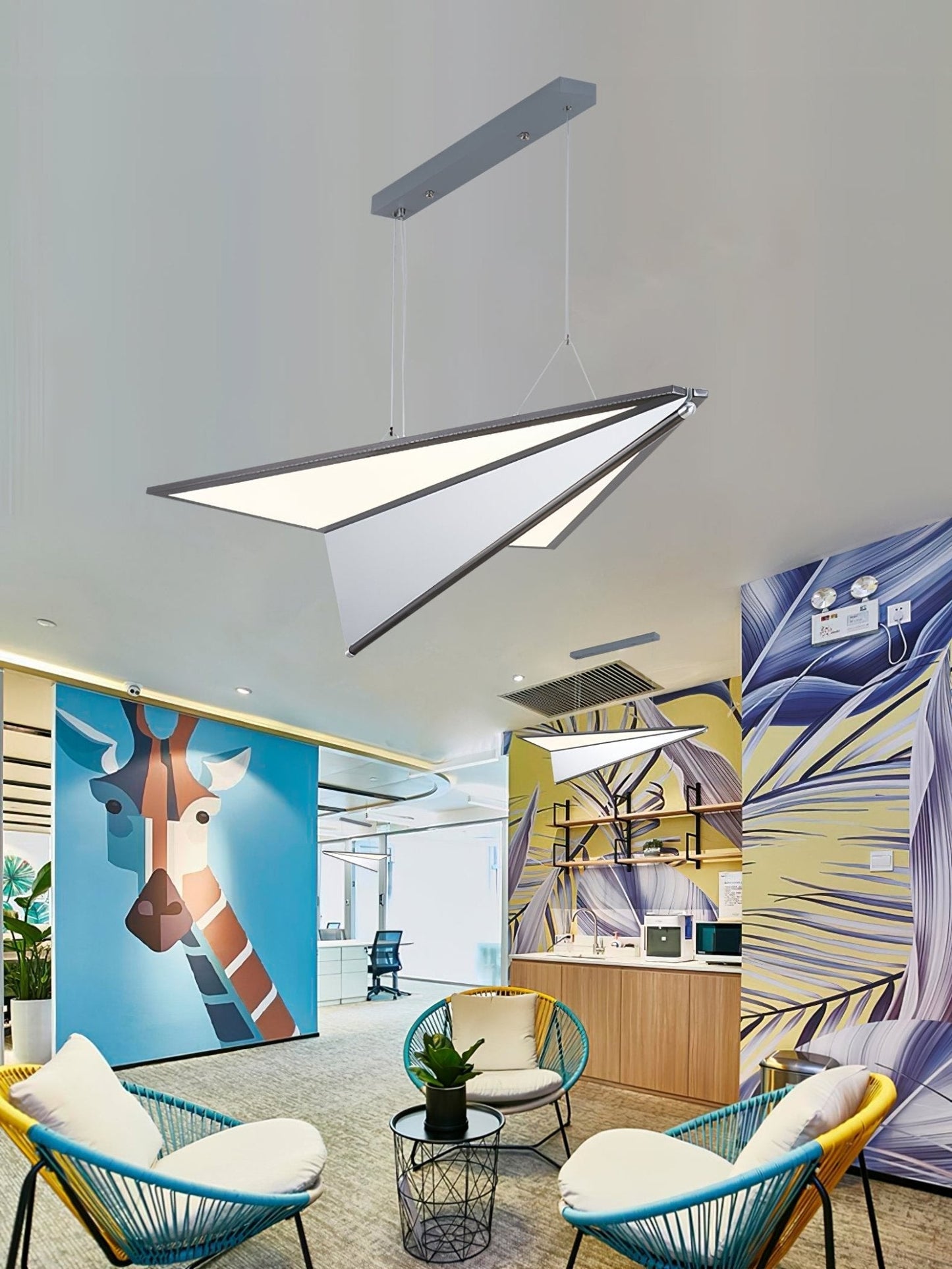 Aerodynamic Aircraft LED Pendant