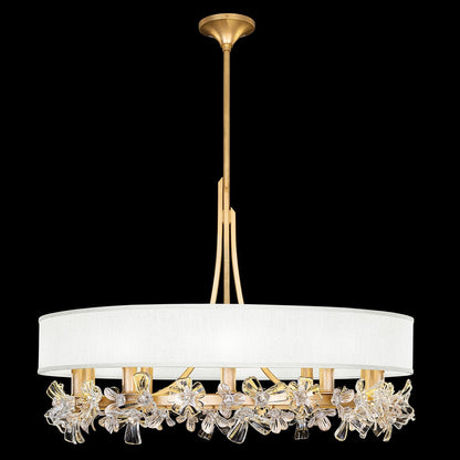 Azucena Floral Crystal Chandelier