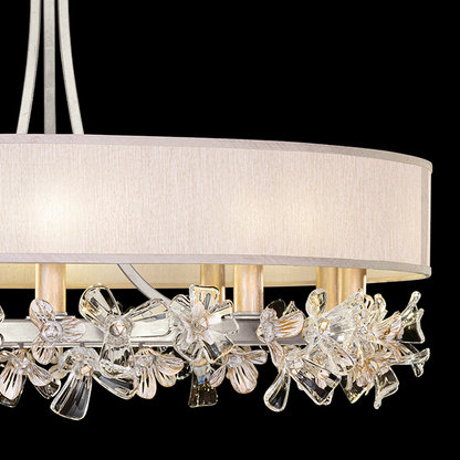 Azucena Floral Crystal Chandelier / Gold / Champagne