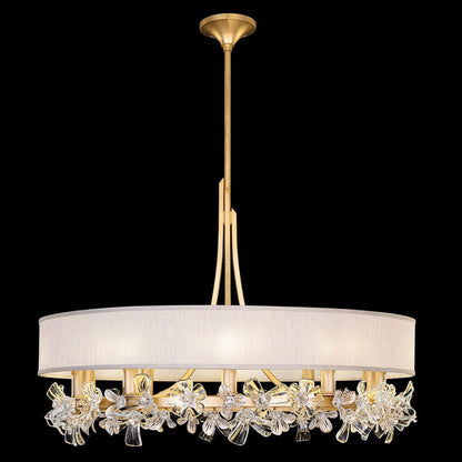 Azucena Floral Crystal Chandelier