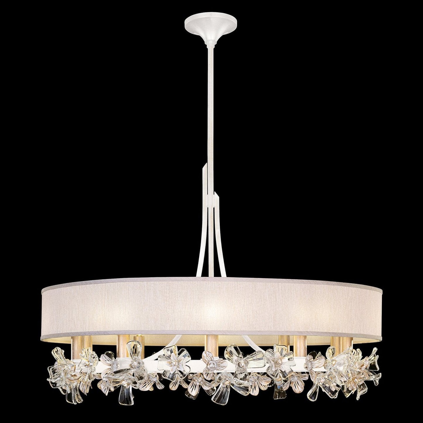 Azucena Floral Crystal Chandelier