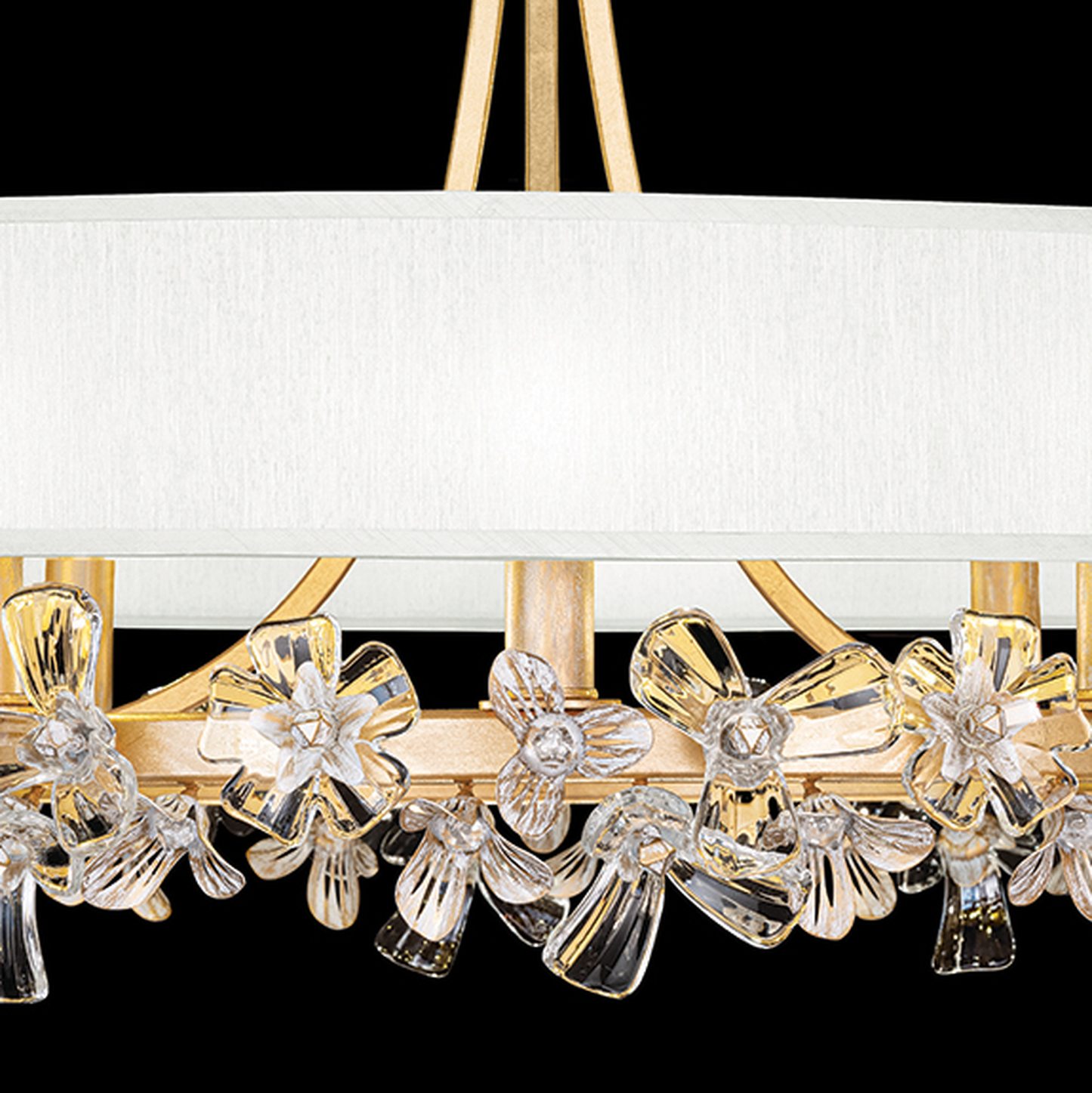 Azucena Floral Crystal Chandelier