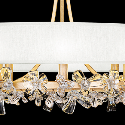 Azucena Floral Crystal Chandelier