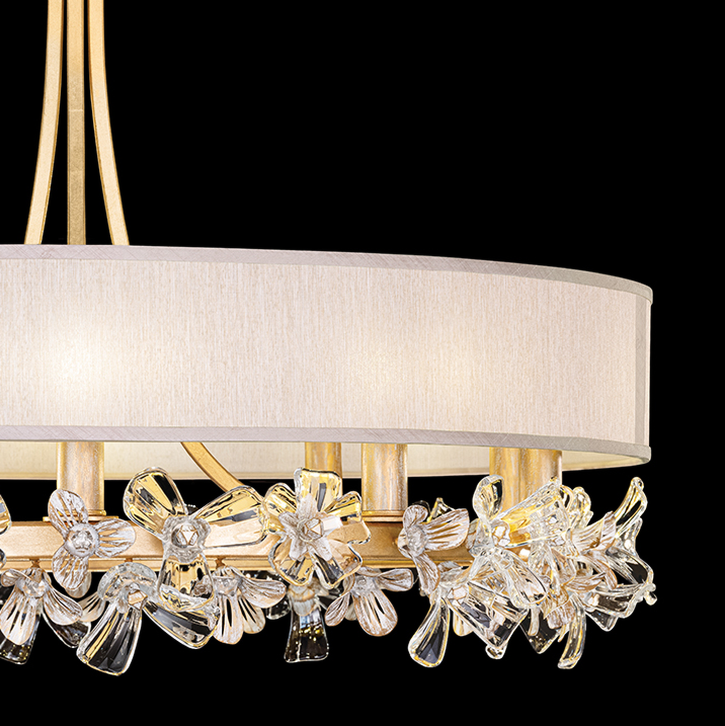Azucena Floral Crystal Chandelier
