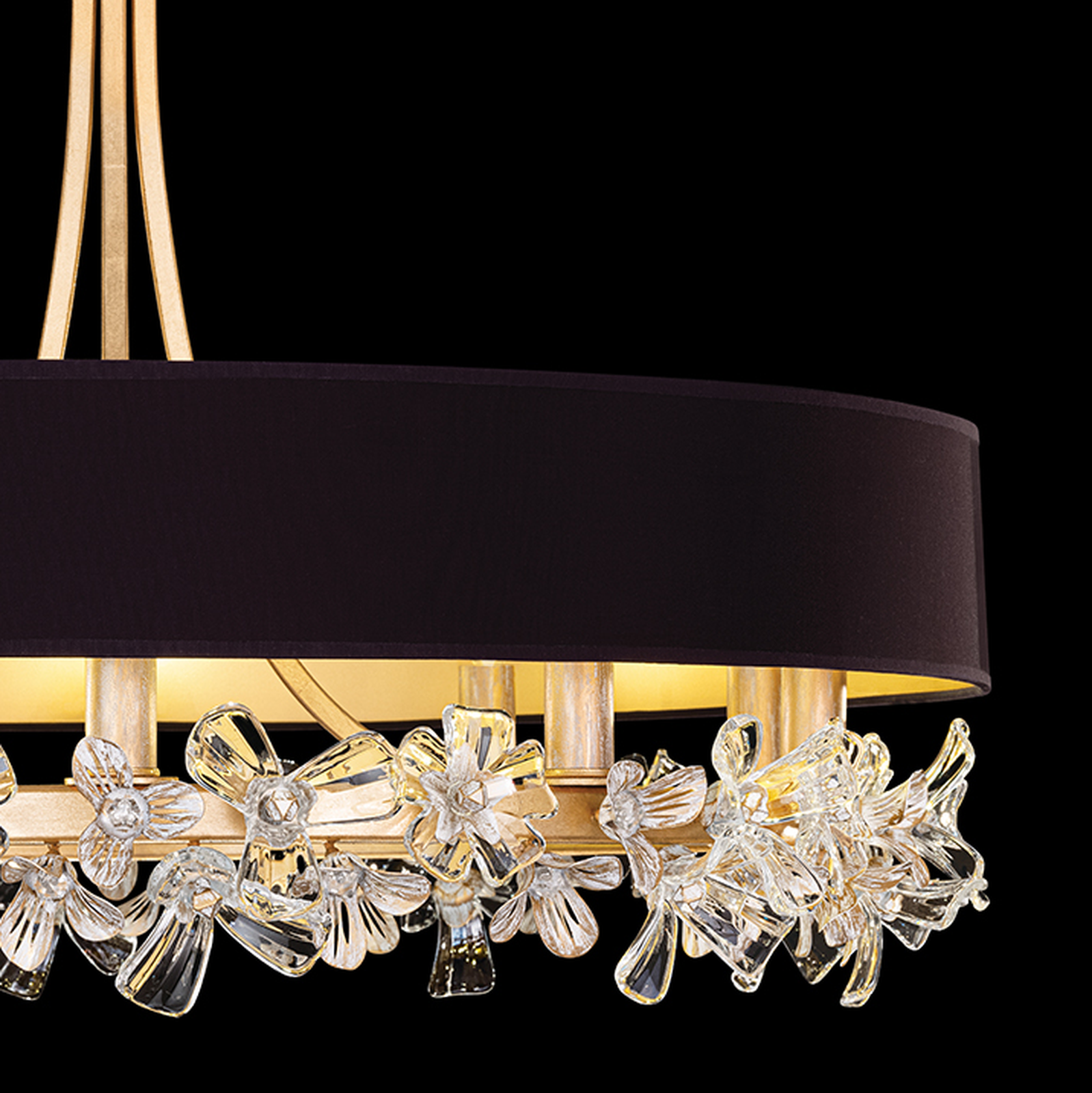 Azucena Floral Crystal Chandelier