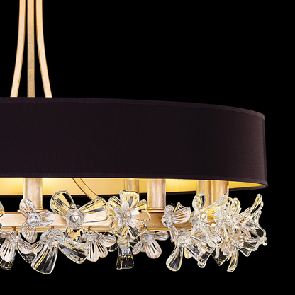 Azucena Floral Crystal Chandelier