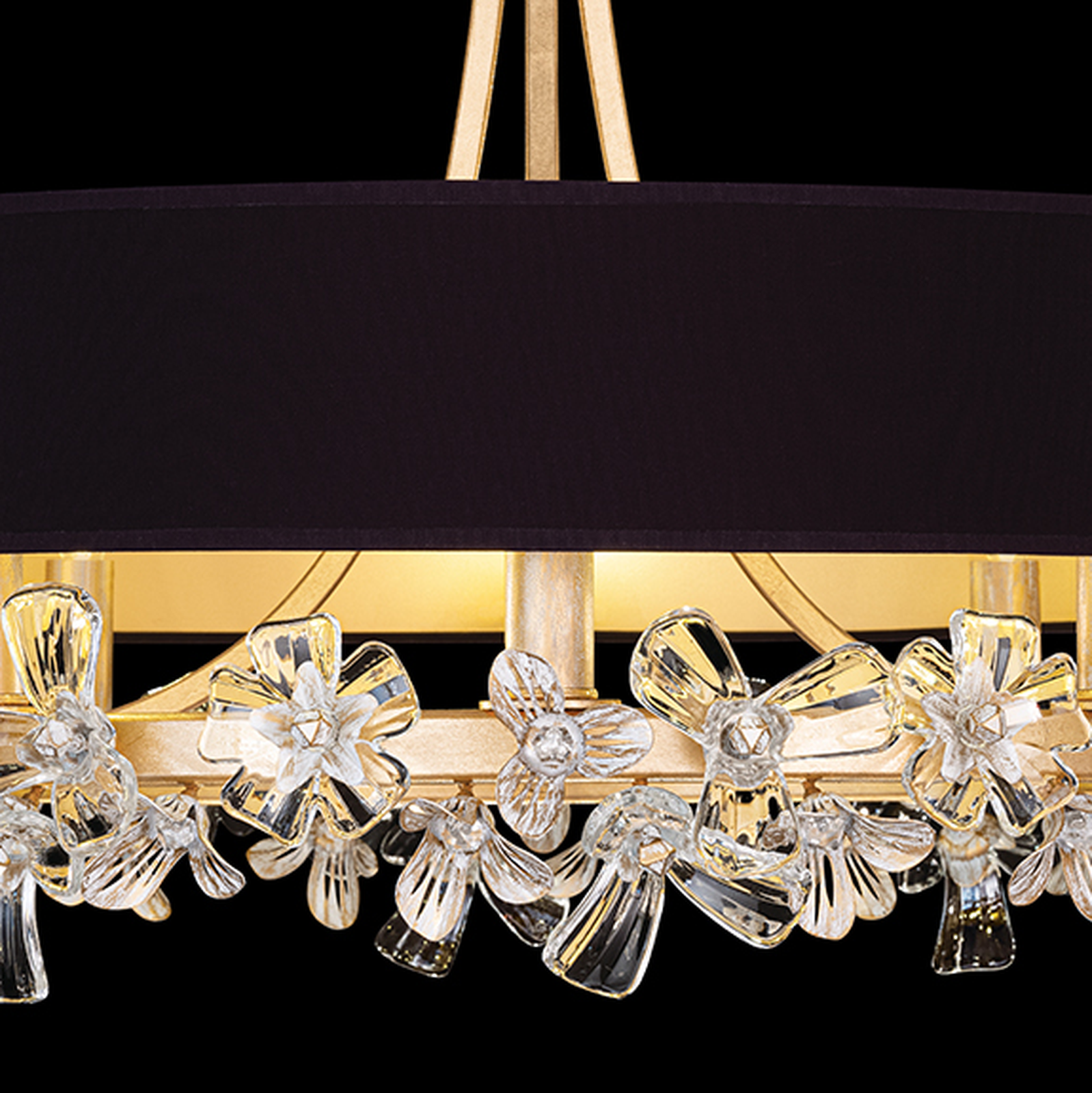 Azucena Floral Crystal Chandelier