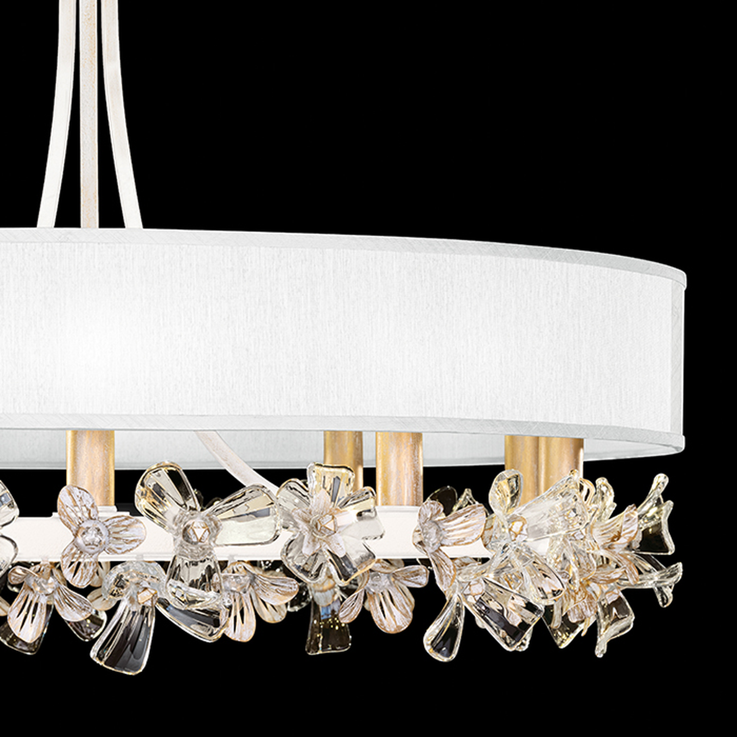 Azucena Floral Crystal Chandelier