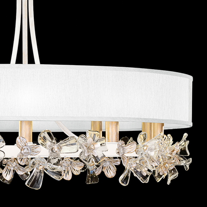 Azucena Floral Crystal Chandelier