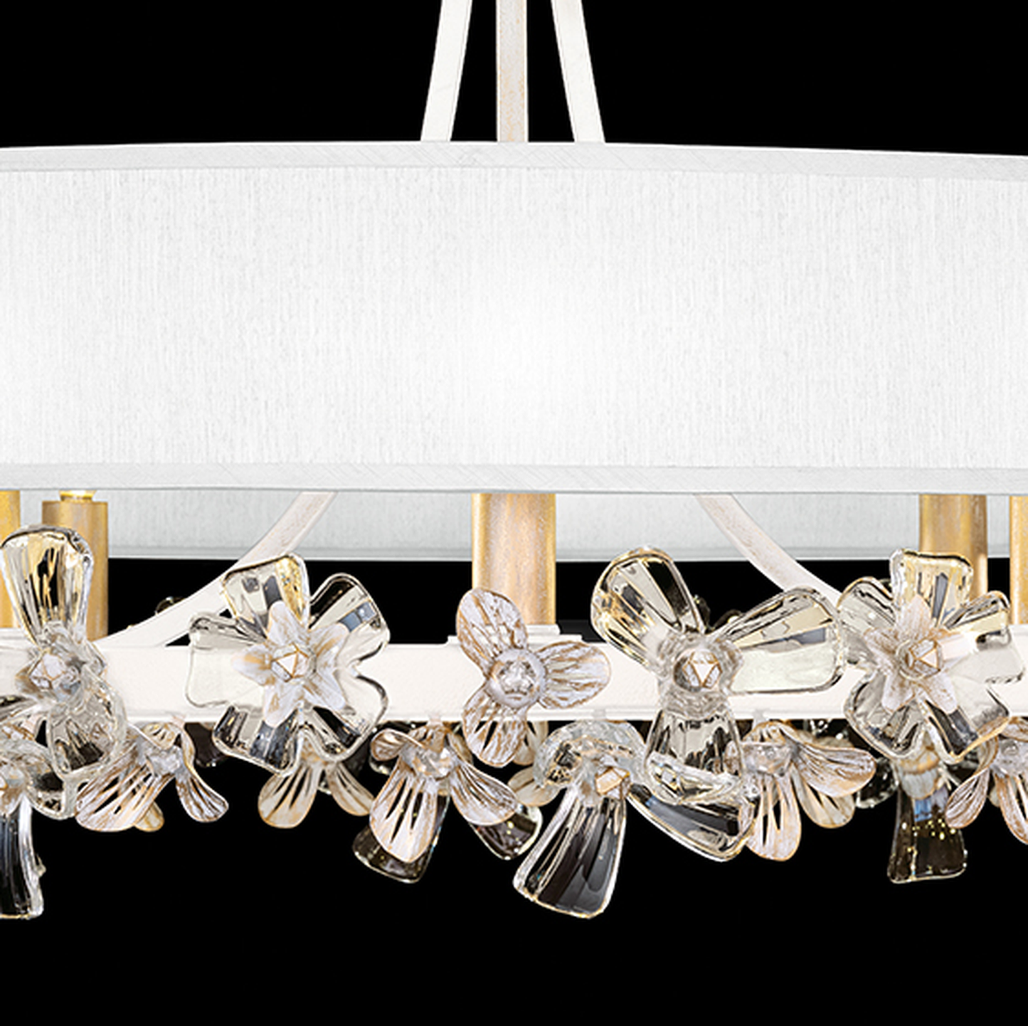Azucena Floral Crystal Chandelier