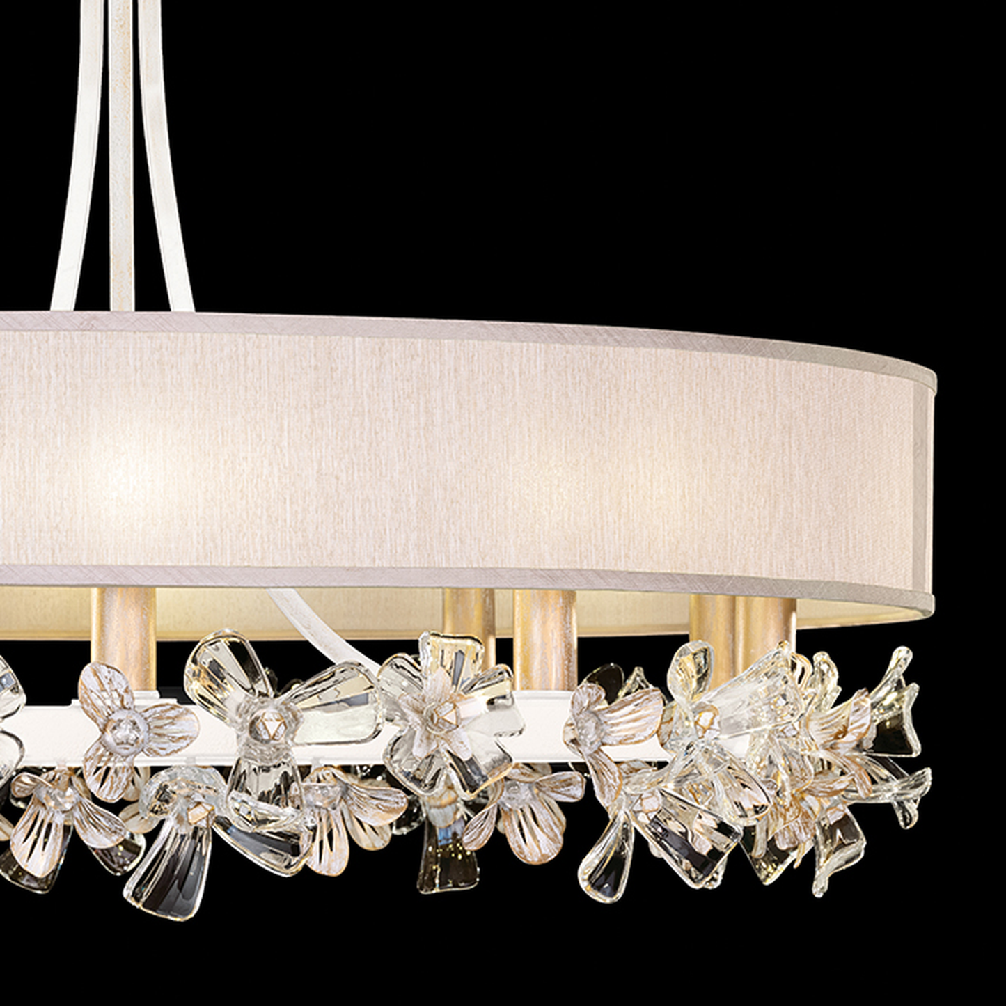 Azucena Floral Crystal Chandelier