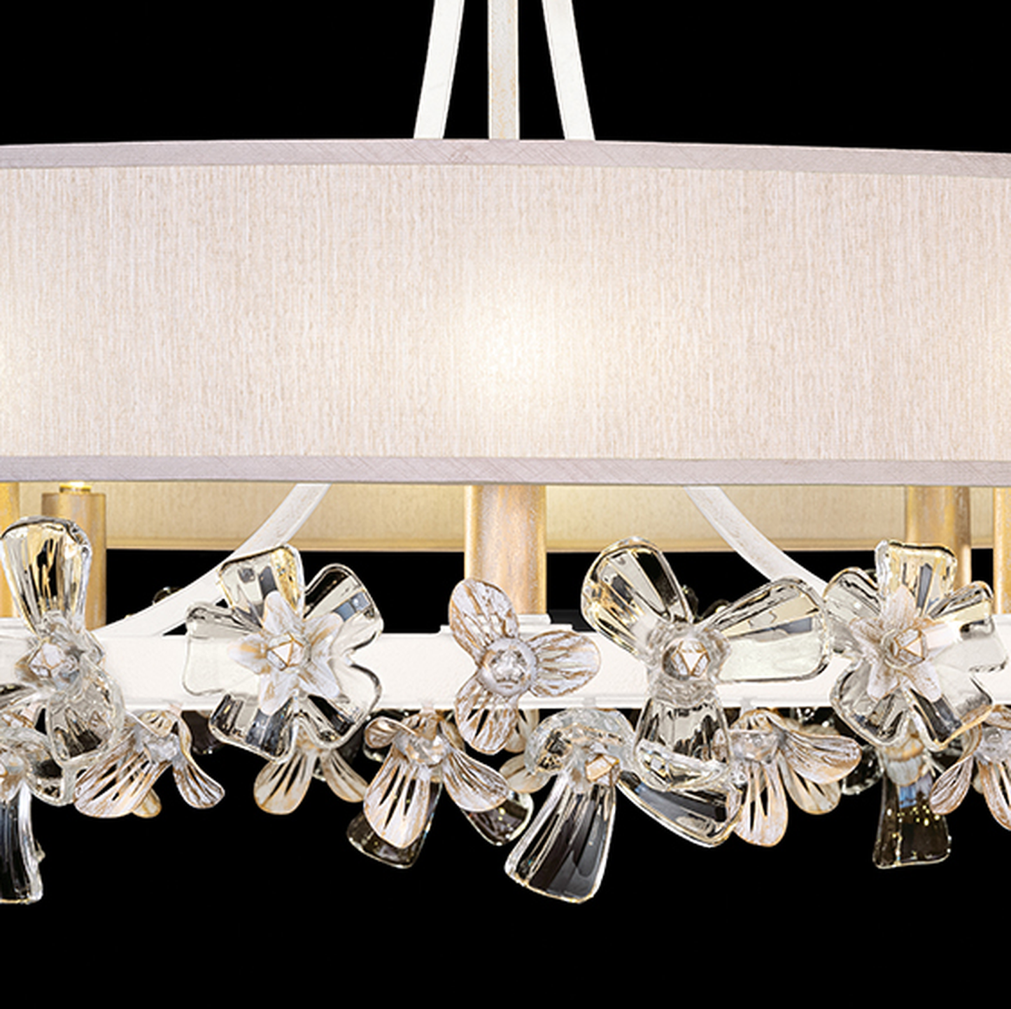Azucena Floral Crystal Chandelier